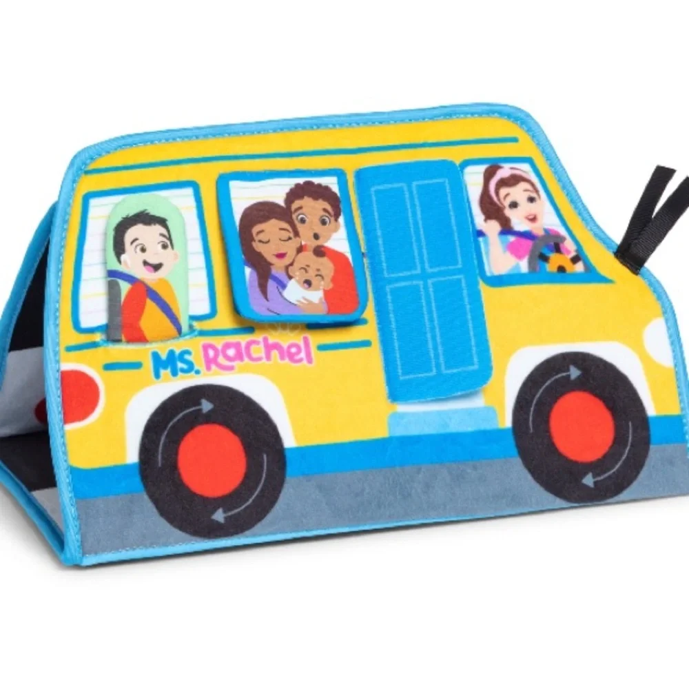 Rachel Tummy‎ Time Activity Bus - Blue and Yellow
